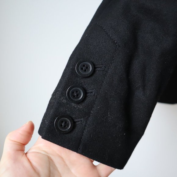 Community Military Style Black Jacket, Size 2 - Picture 7 of 17